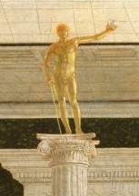 La colonna e il marmo della Flagellazione di Piero della Francesca