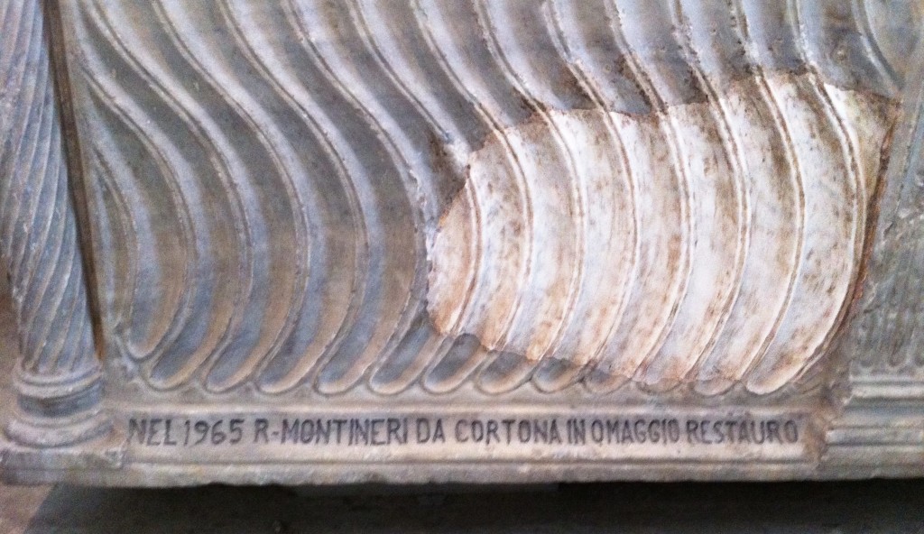 BUFALE_ARCHEOLOGICHE_Febbraio_2015_Firmare il restauro_Museo Archeologico Albano