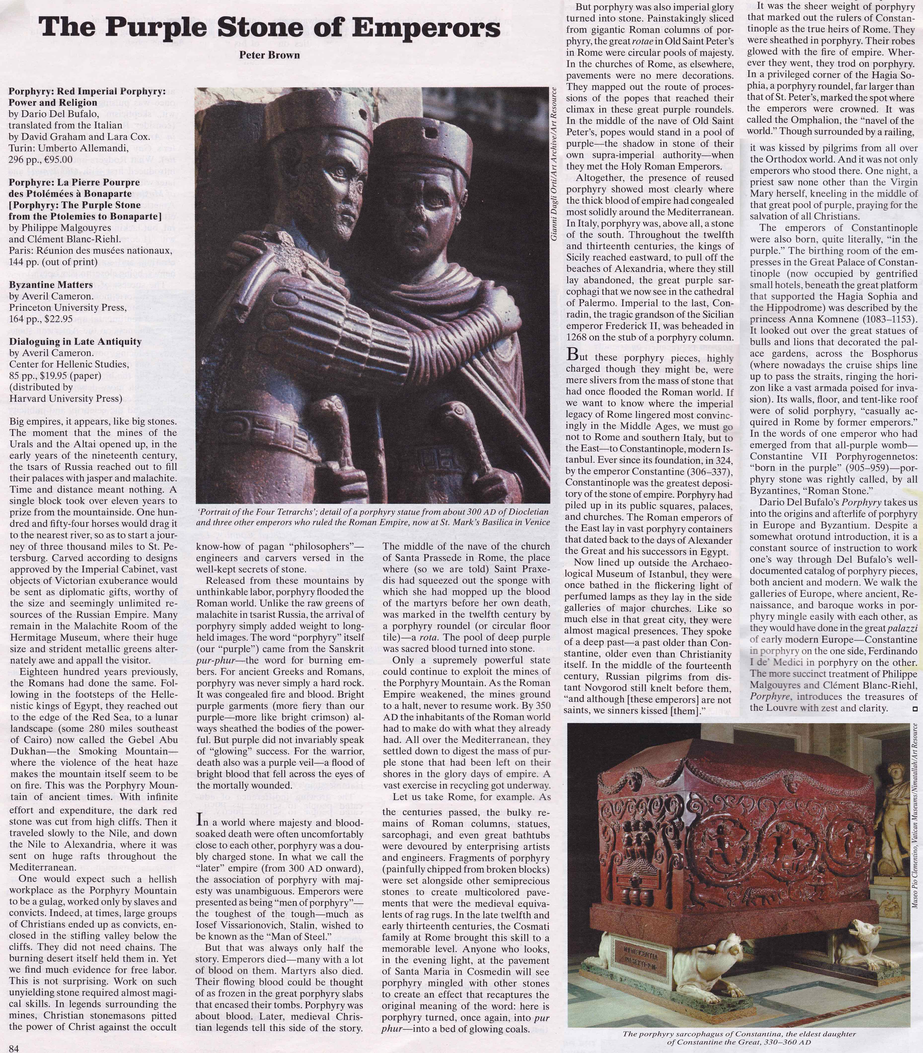The_Purple_stone_of_emperors_Peter Brown_Dario_Del_Bufalo_The_new_york_review_of_books-porphyre-roman porphyry-egyptian porphyry-imperial porphyry-ancient porphyry-classic porphyry-red porphyry-old porphyry