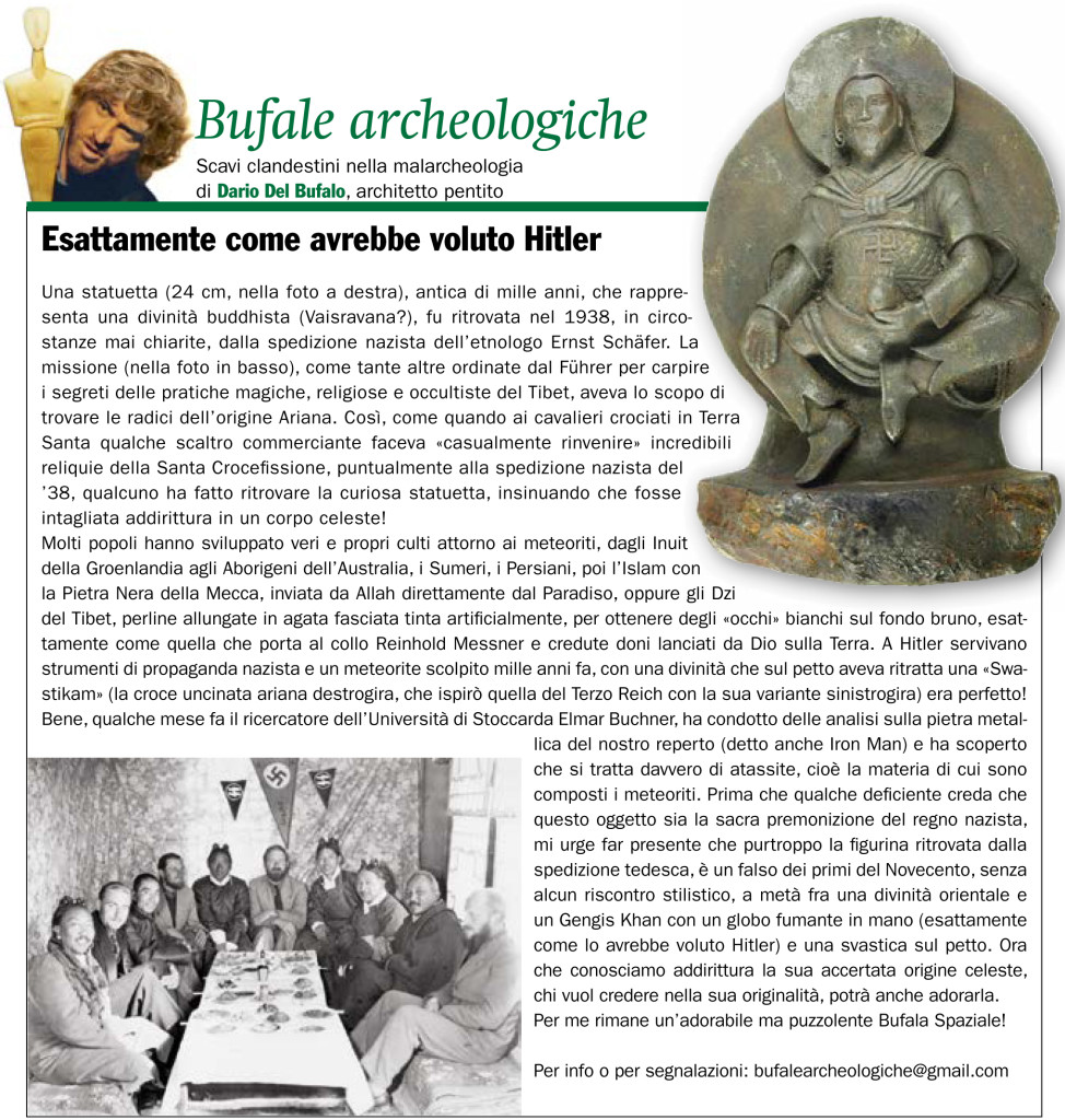 Esattamente come avrebbe voluto Hitler Giornale dell'Arte Dario Del Bufalo